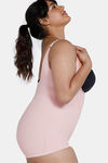 Zivame High Compression Short Length Shaper Bodysuit - Sepia Rose — thumbnail 7